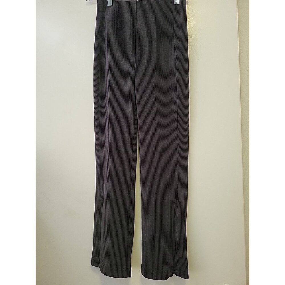 Lululemon Softstreme Flared Pant Ribbed Black Women's Size 4